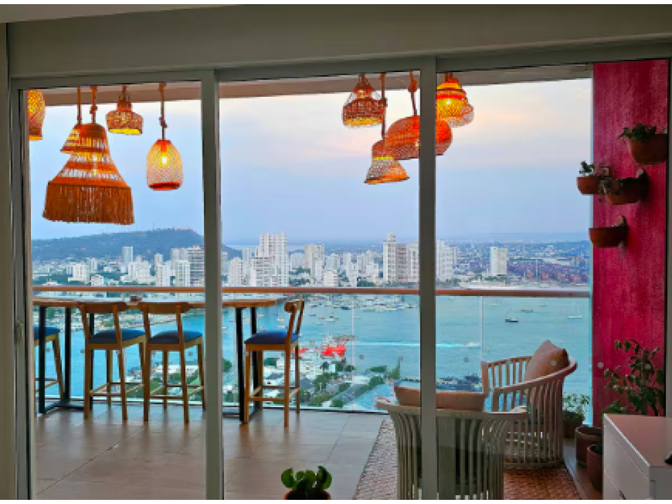Se vende apartamento amoblado, para uso mixto, Bocagrande, Cartagena — foto 3