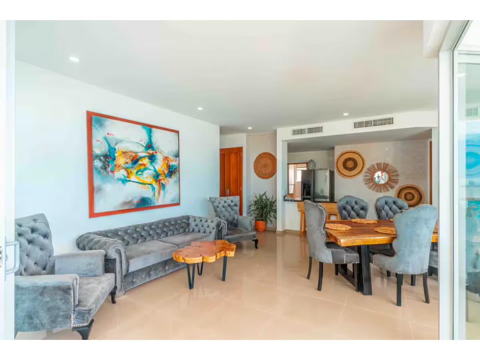 Se vende apartamento amoblado, para uso mixto, Bocagrande, Cartagena — foto 4