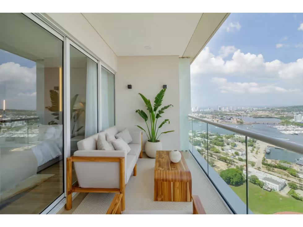 Se vende apartamento amoblado, para uso mixto, Bocagrande, Cartagena — foto 2