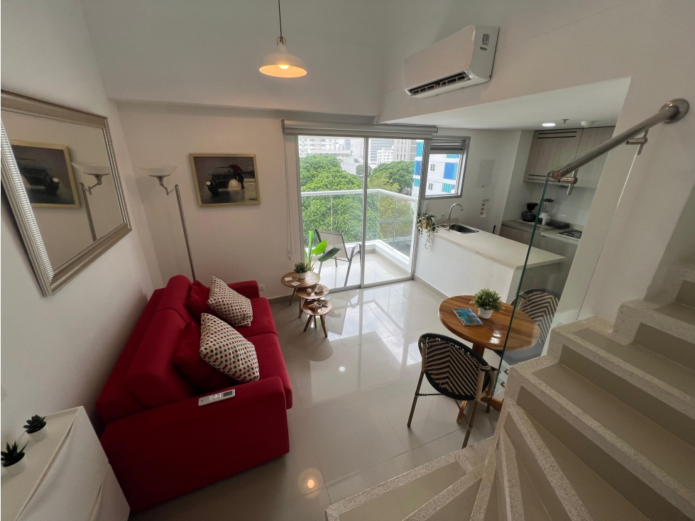 Se arrienda apartamento amoblado, uso mixto en Bocagrande, Cartagena — foto 2