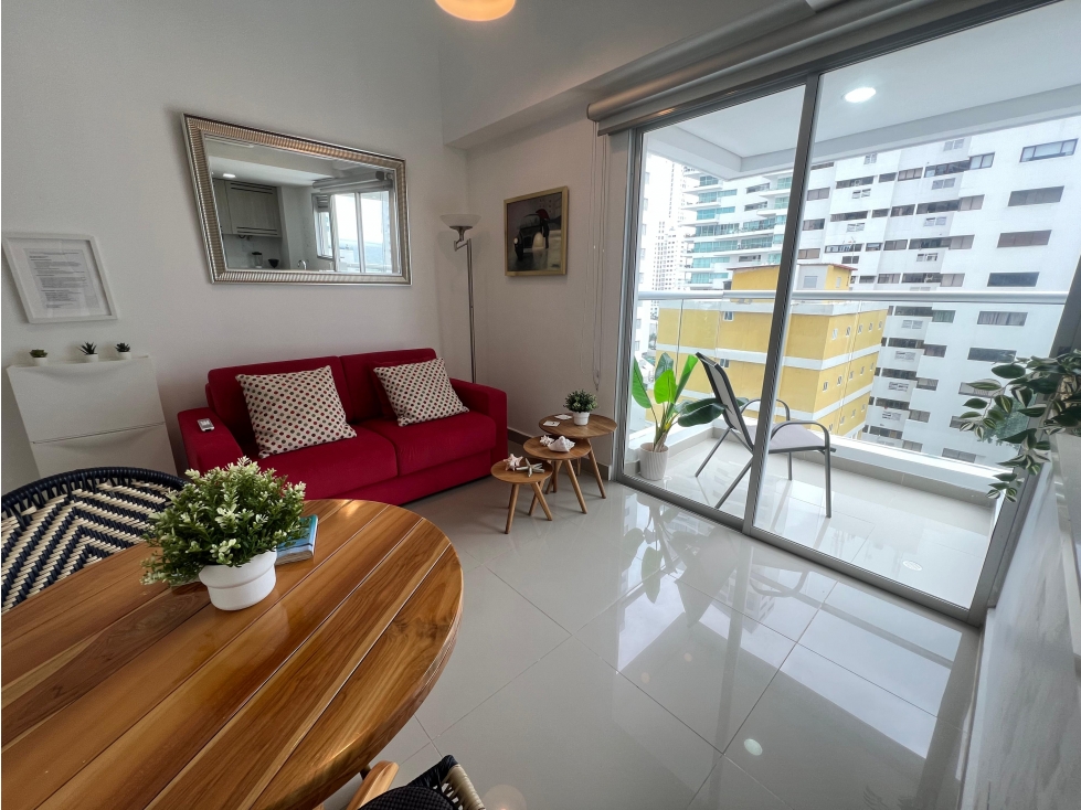Se arrienda apartamento amoblado, uso mixto en Bocagrande, Cartagena — foto 4