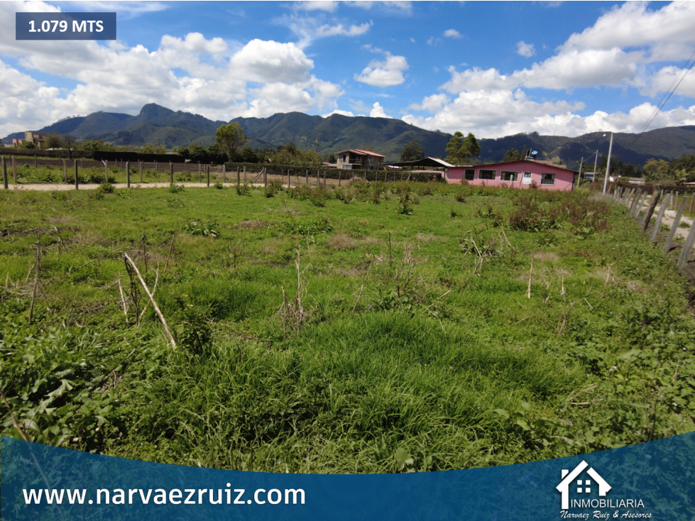 Vendo Lote de 1.079 mts en Tabio Lourdes - 1