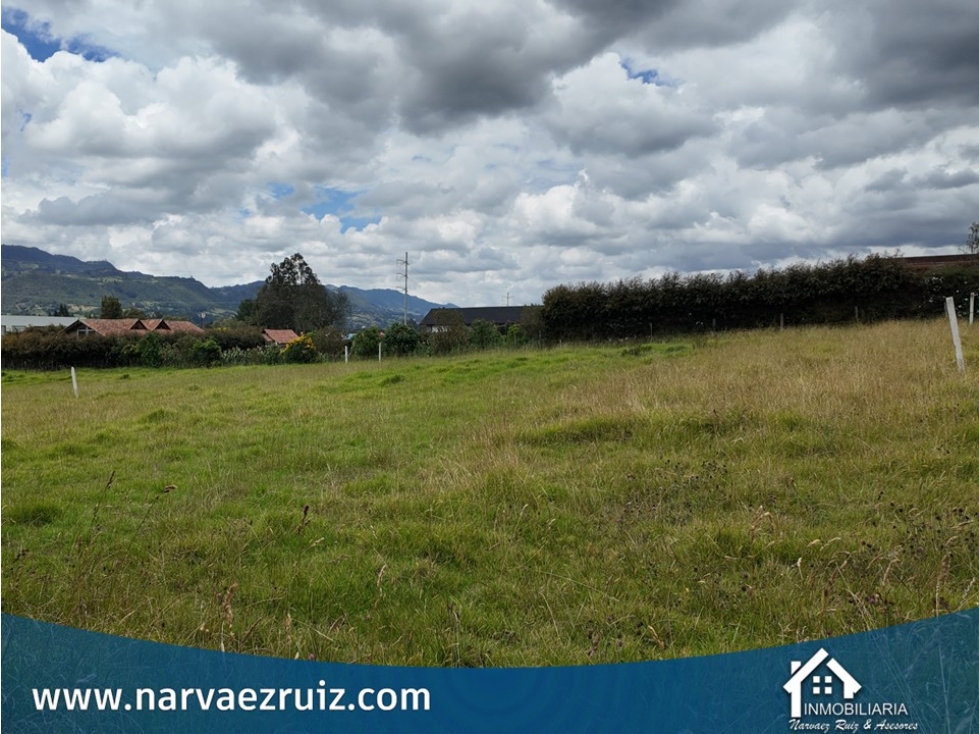 En Venta Espectacular Lote de 1.310 mts en Tabio Lourdes - 1