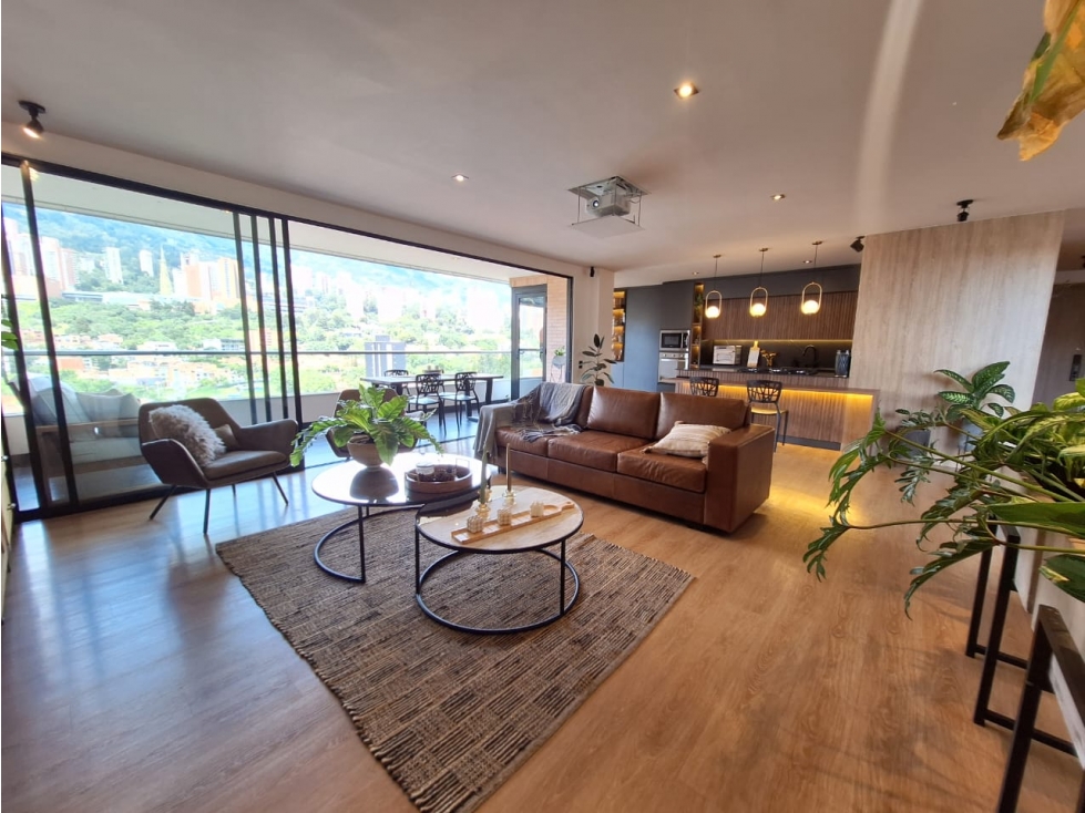 Venta Apartamento hermosa vista, El Poblado, Loma Los Parras — foto 6
