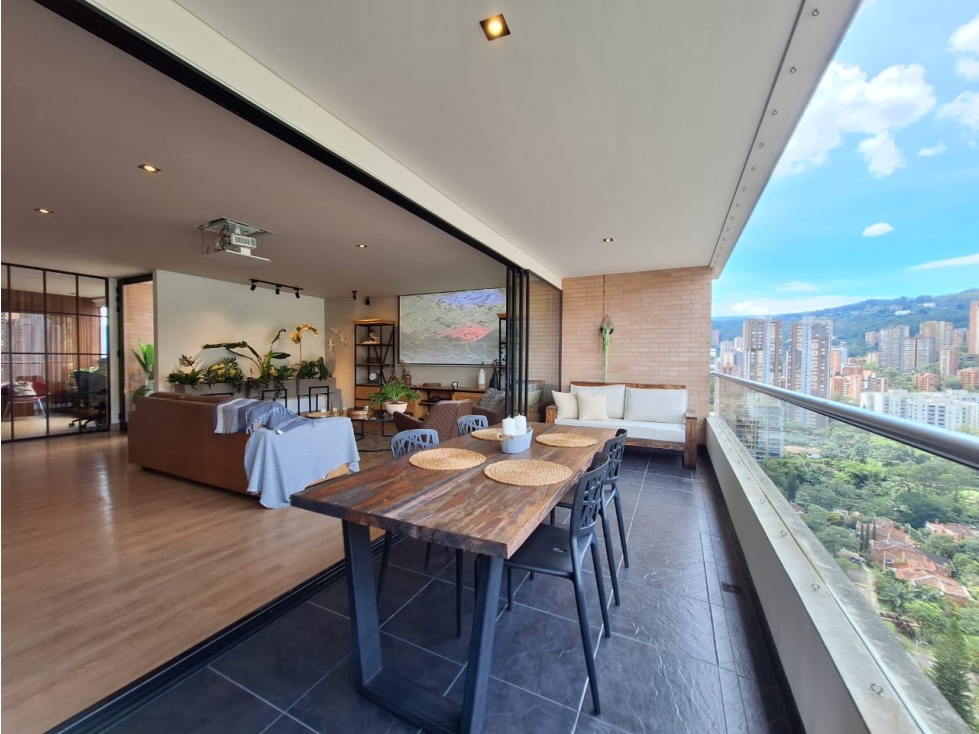 Venta Apartamento hermosa vista, El Poblado, Loma Los Parras — foto 5