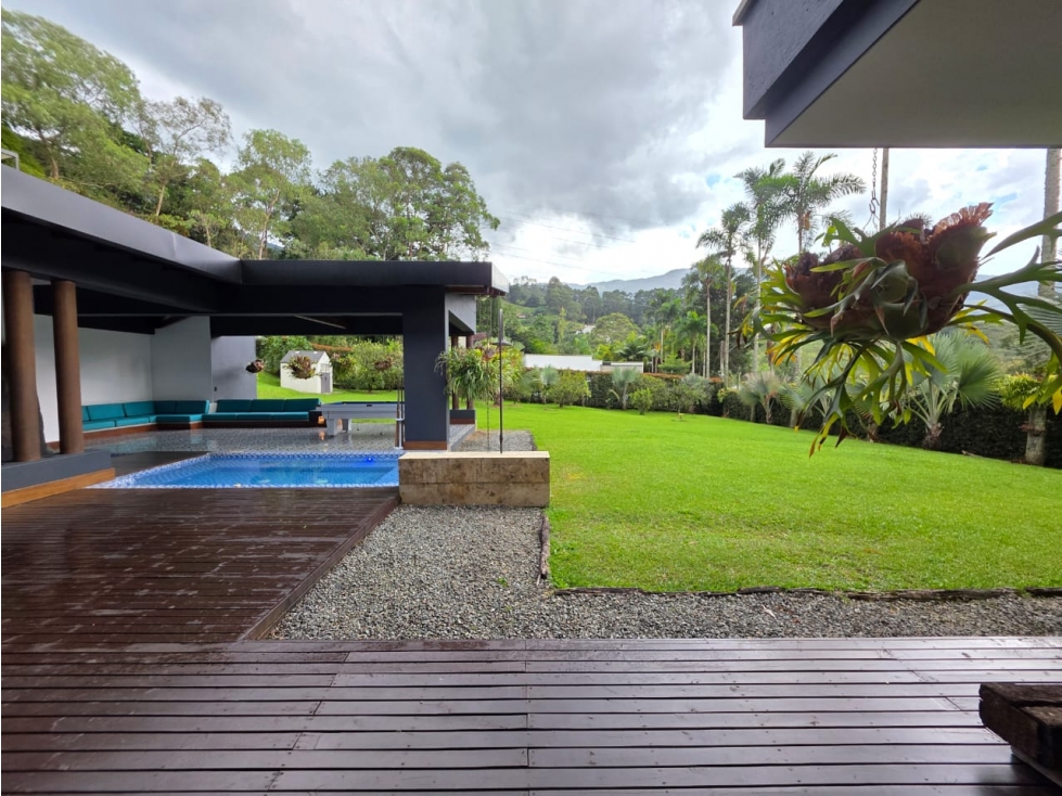 Casa con piscina en venta Envigado, Loma del Escobero — foto 5