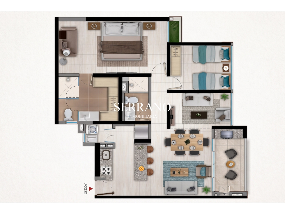APARTAMENTO EN VENTA EN BOSQUES DEL HATO RIO DEL HATO PIEDECUESTA — foto 2