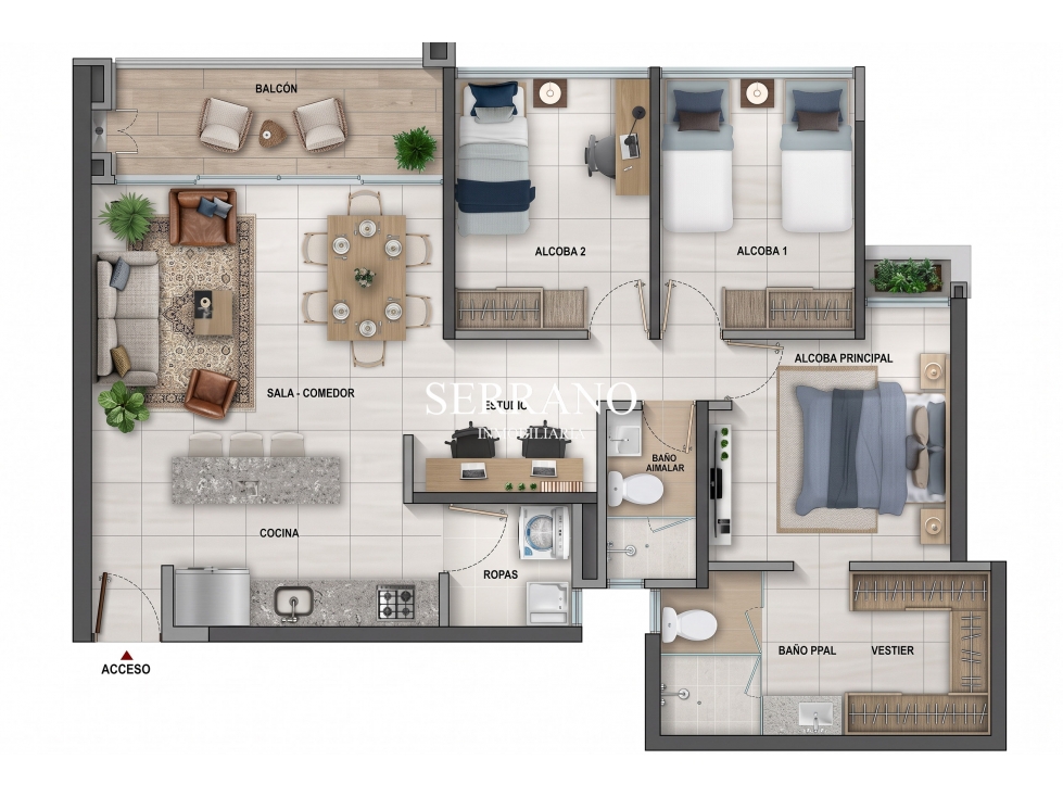 APARTAMENTO EN VENTA EN BOSQUES DEL HATO RIO DEL HATO PIEDECUESTA — foto 2