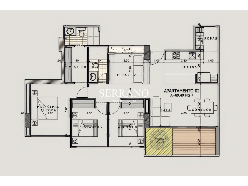 APARTAMENTO EN VENTA EN BOSCO VERTICAL MEJORAS PUBLICAS ORIENTAL — foto 2