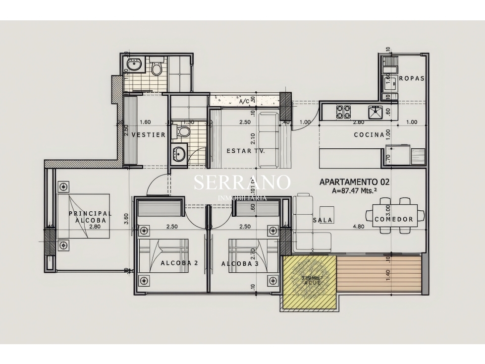 APARTAMENTO EN VENTA EN BOSCO VERTICAL MEJORAS PUBLICAS ORIENTAL — foto 2