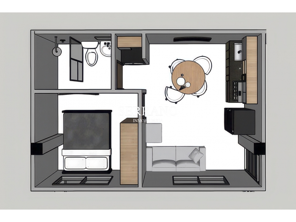 APARTAESTUDIO EN VENTA EN VERTICE 2 SANTA ANA VILLABEL FLORIDABLANCA — foto 2