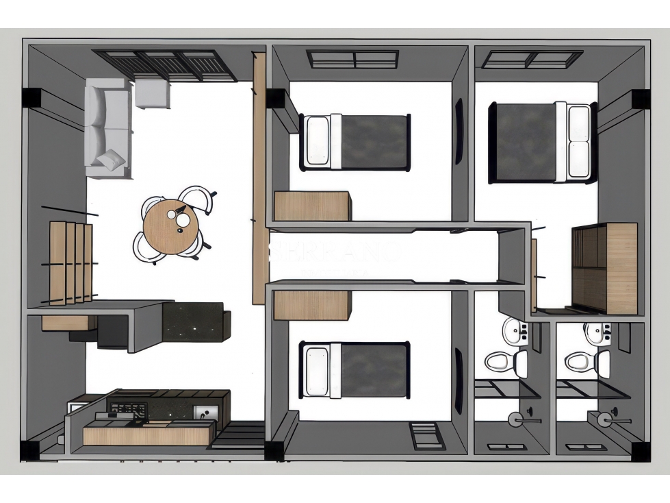 APARTAMENTO EN VENTA EN VERTICE 2 SANTA ANA VILLABEL FLORIDABLANCA — foto 2