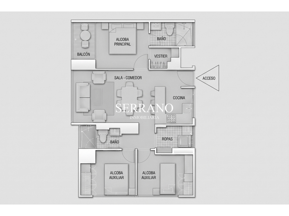 APARTAMENTO EN VENTA EN AMARI ALVAREZ ORIENTAL BUCARAMANGA — foto 2