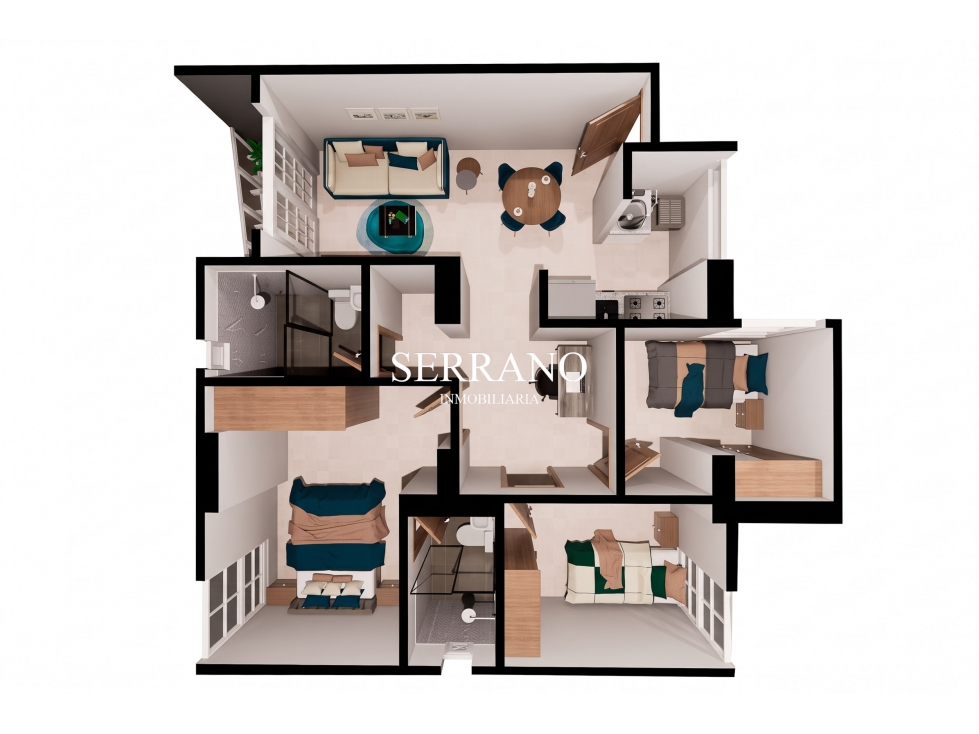 APARTAMENTO EN VENTA EN TORRE MONTAÑA HOYO GRANDE PIEDECUESTA — foto 2