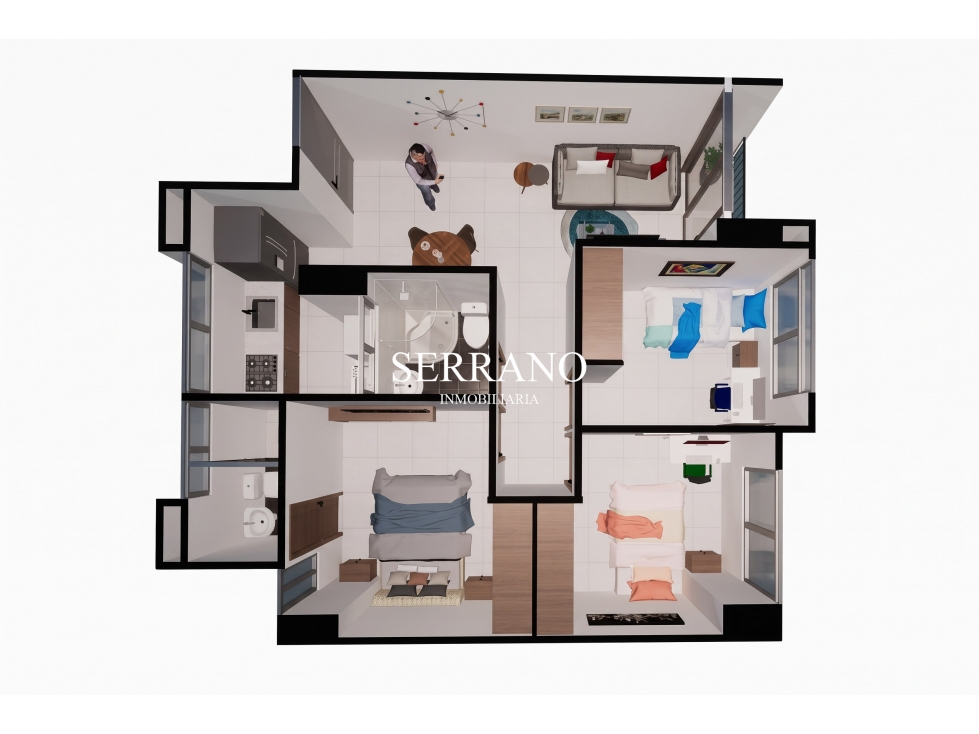 APARTAMENTO EN VENTA EN BELLAVISTA PARK BELLA VISTA GIRON — foto 2