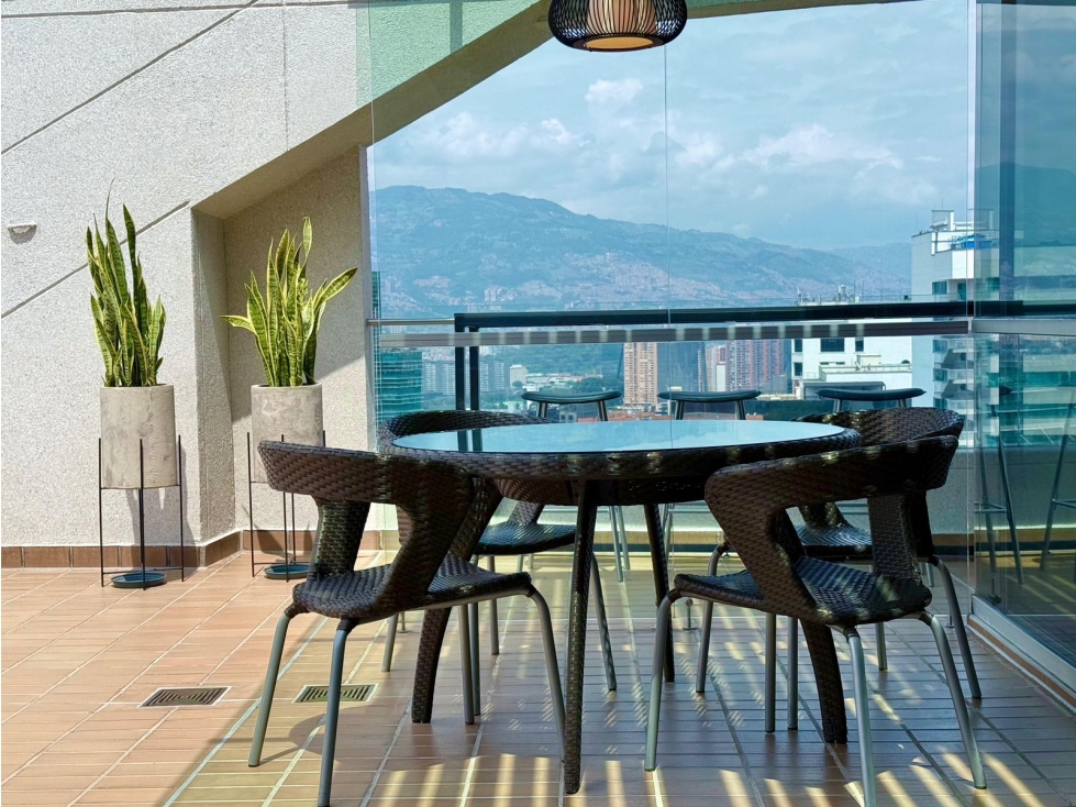 Exclusivo Apartamento para Renta Amoblado, Poblado Milla de Oro. — foto 6