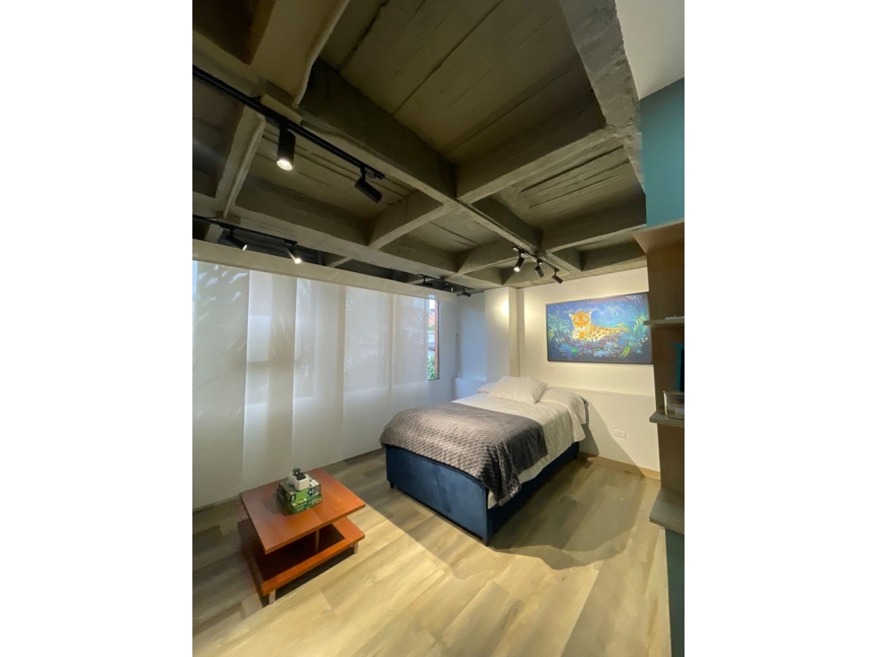 Apartaestudio un solo ambiente Renta amoblado, Laureles Santa Gema.