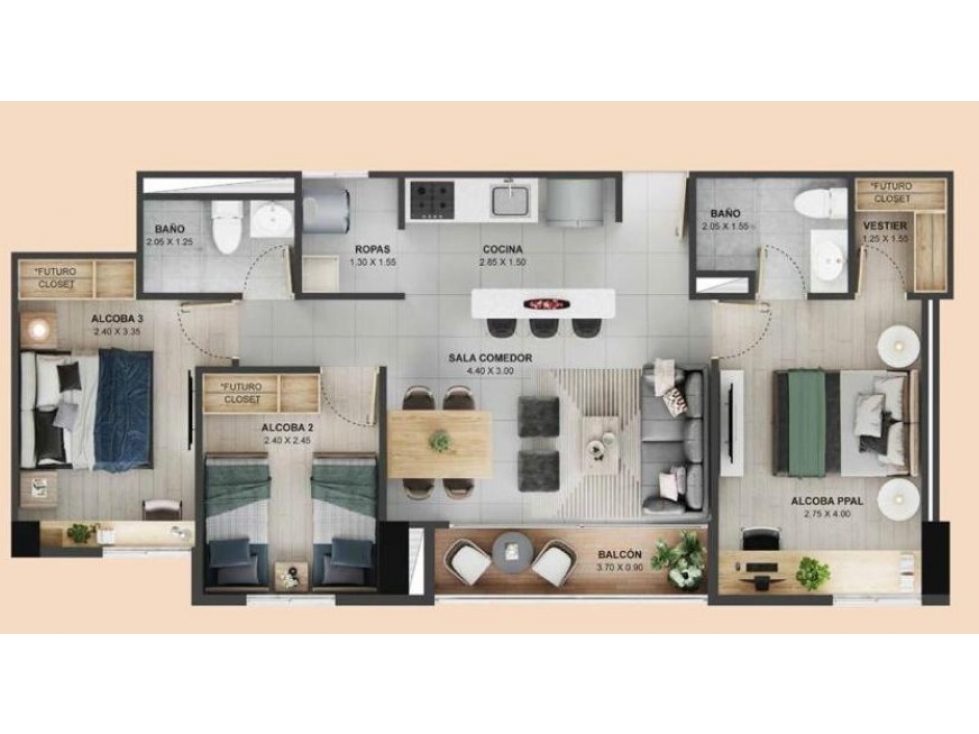 Apartamento en Venta en La Estrella — foto 6