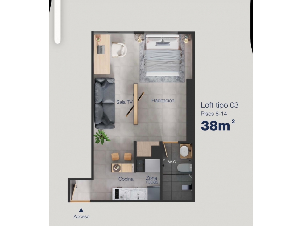 Apartamento en Venta en Laureles — foto 3