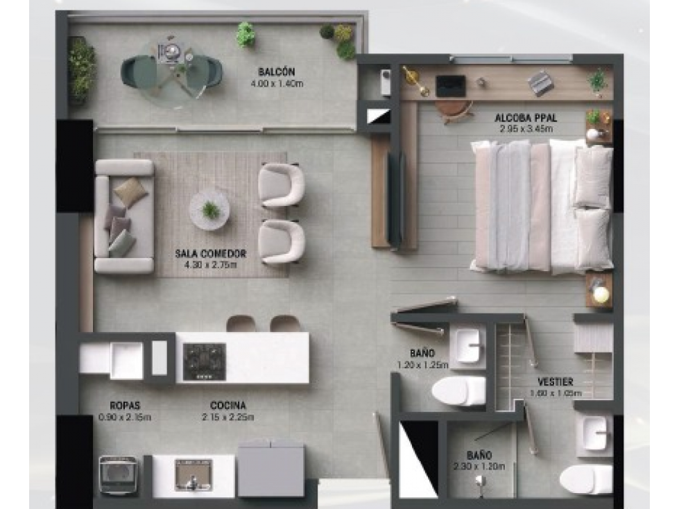 Apartamento en Venta en El Poblado