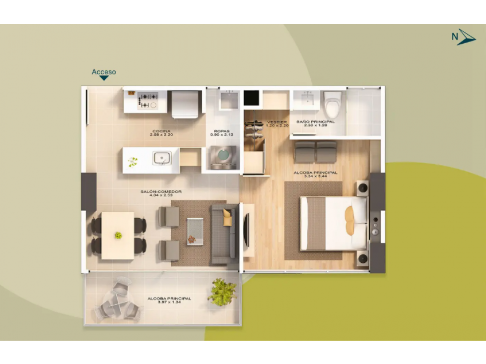 Apartamento en Venta en Sabaneta en sesión de derechos — foto 6