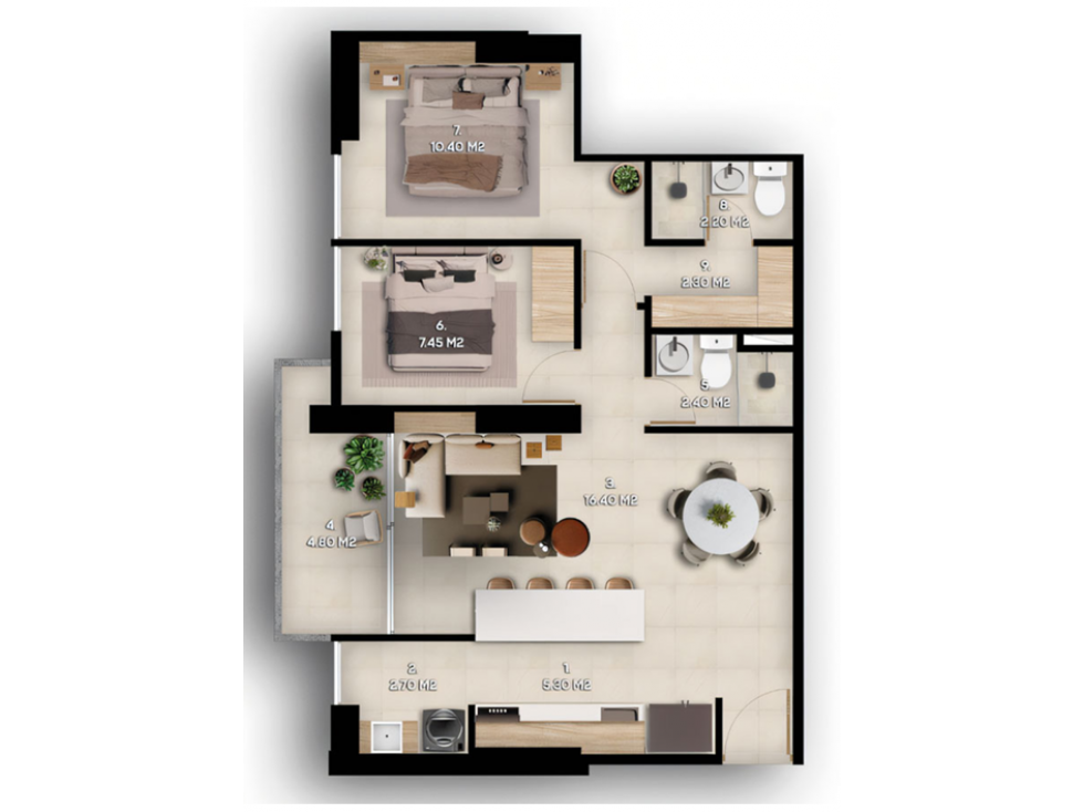 Apartamento en Venta en Sabaneta