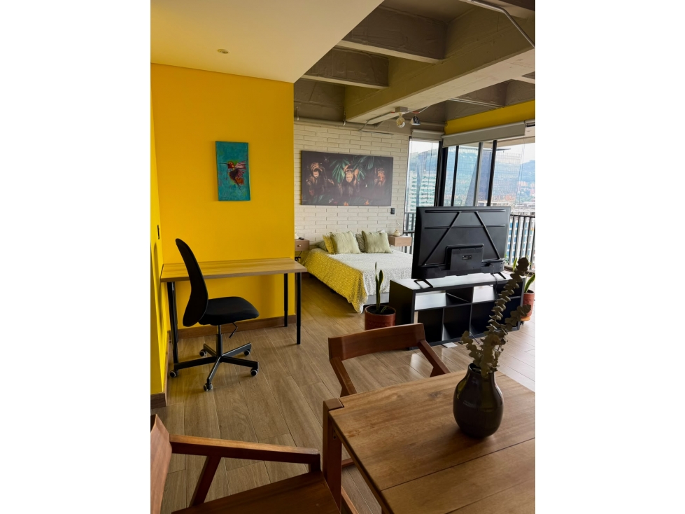 Apartaestudio amoblado para arriendo en Ciudad del Río El Poblado — foto 3