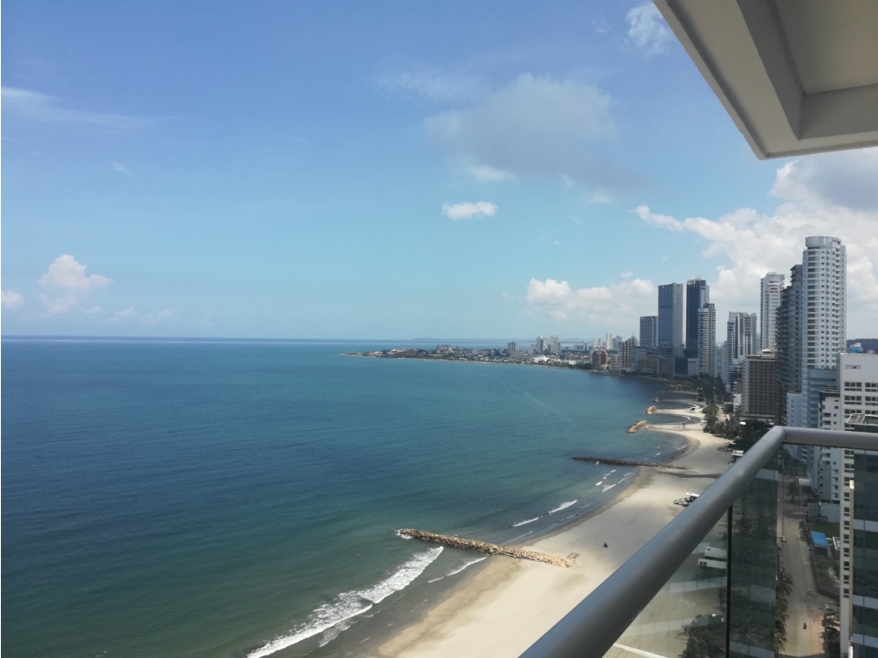 Apartamento en Venta Primera Linea Sobre La Playa y Malecón Bocagrande — foto 3