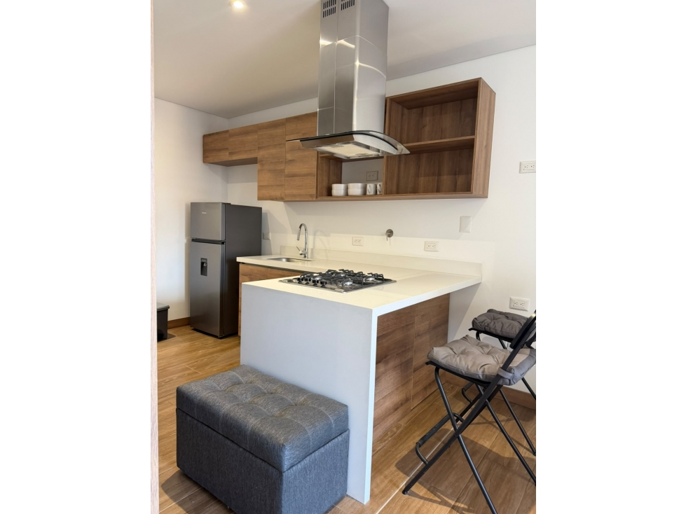 Apartaestudio amoblado para arriendo en Ciudad del Río El Poblado
