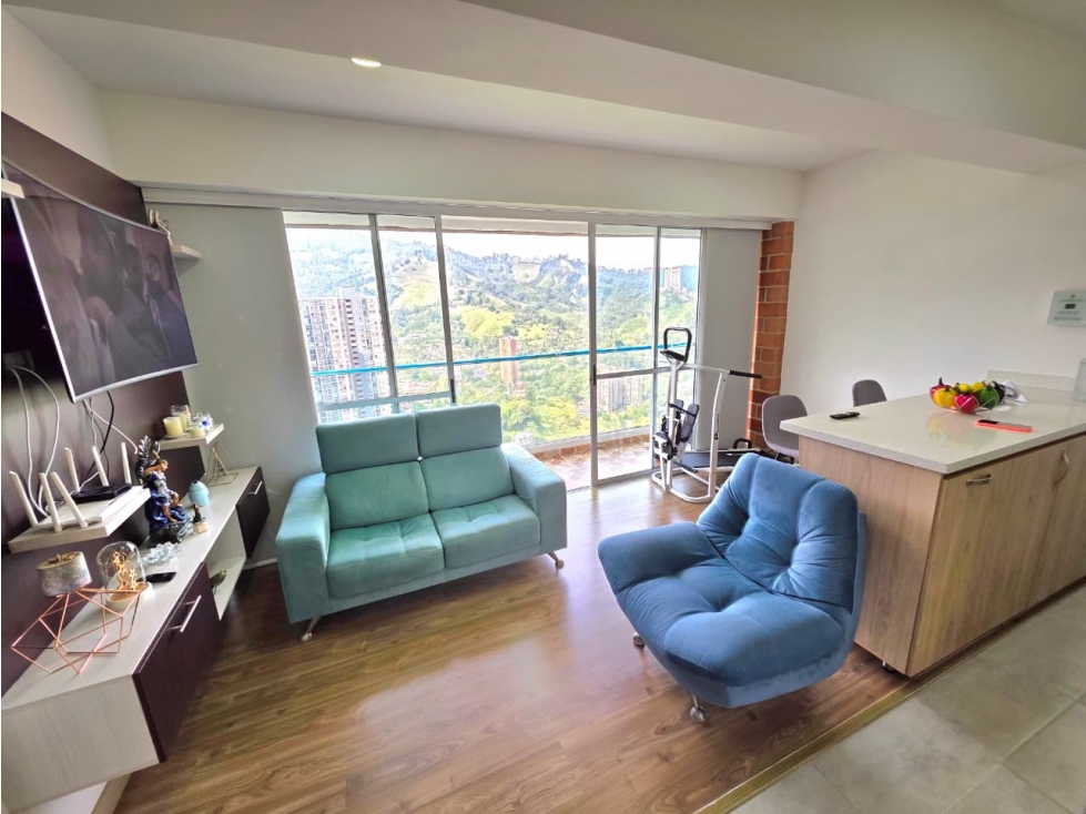 Apartamento en venta Las Lomitas Sabaneta Piso alto con vista — foto 2
