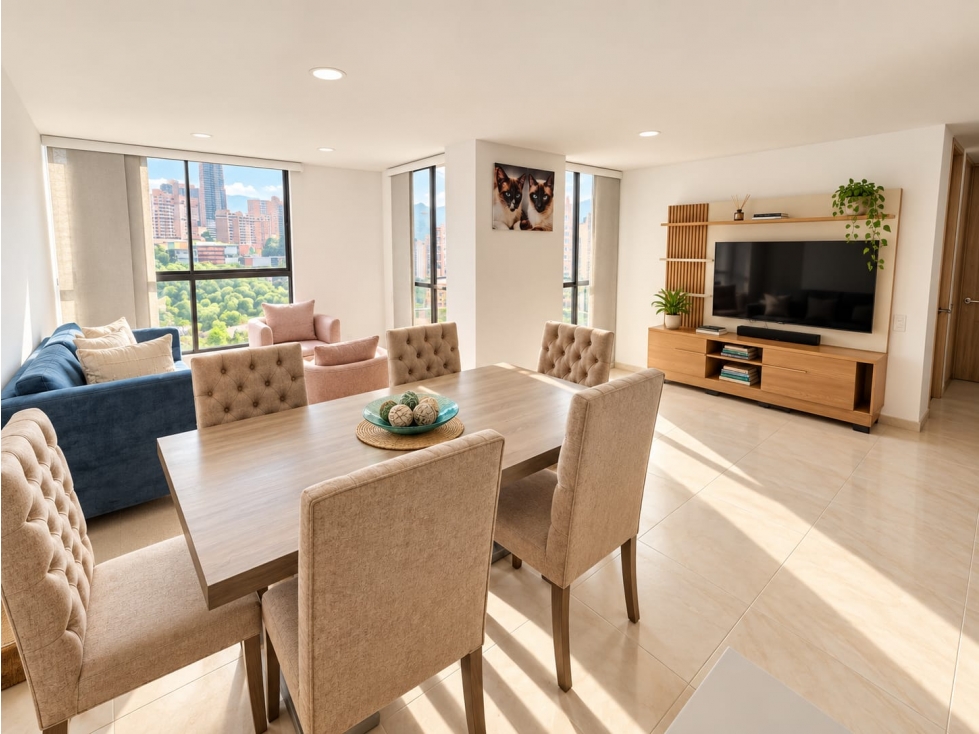 Apartamento en venta Alto Las Flores Sabaneta parqueadero lineal