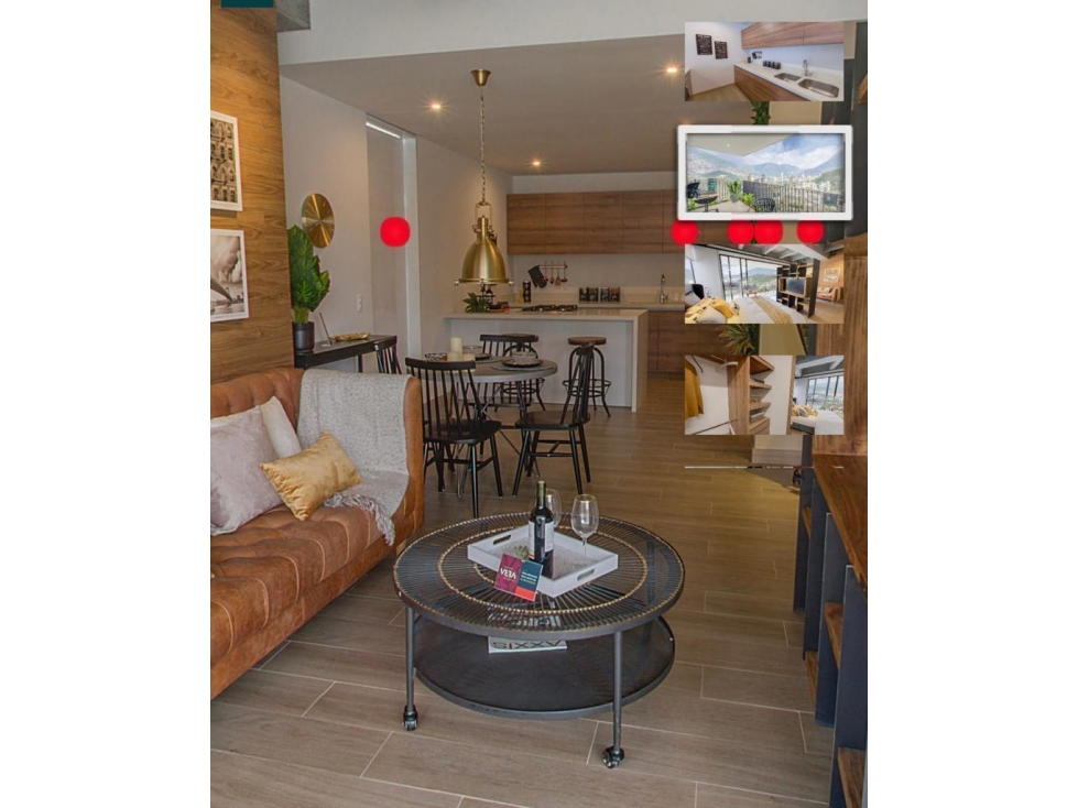 Apartaestudio tipo loft para venta en Ciudad del Río El Poblado — foto 4