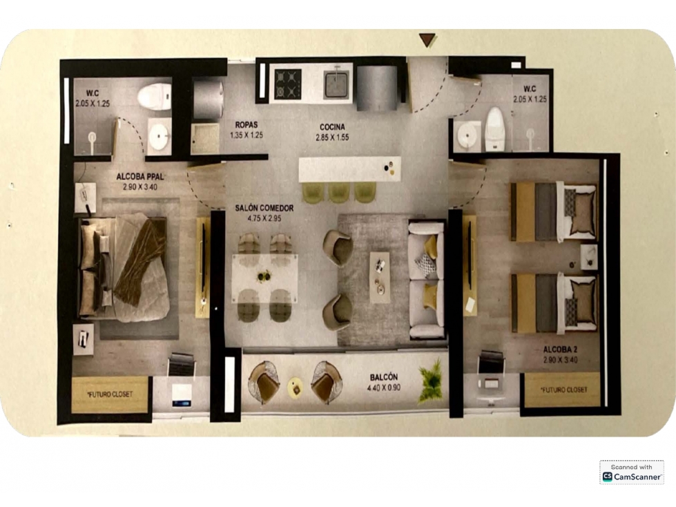 Apartamento para la venta Itagüí sector Fátima — foto 3