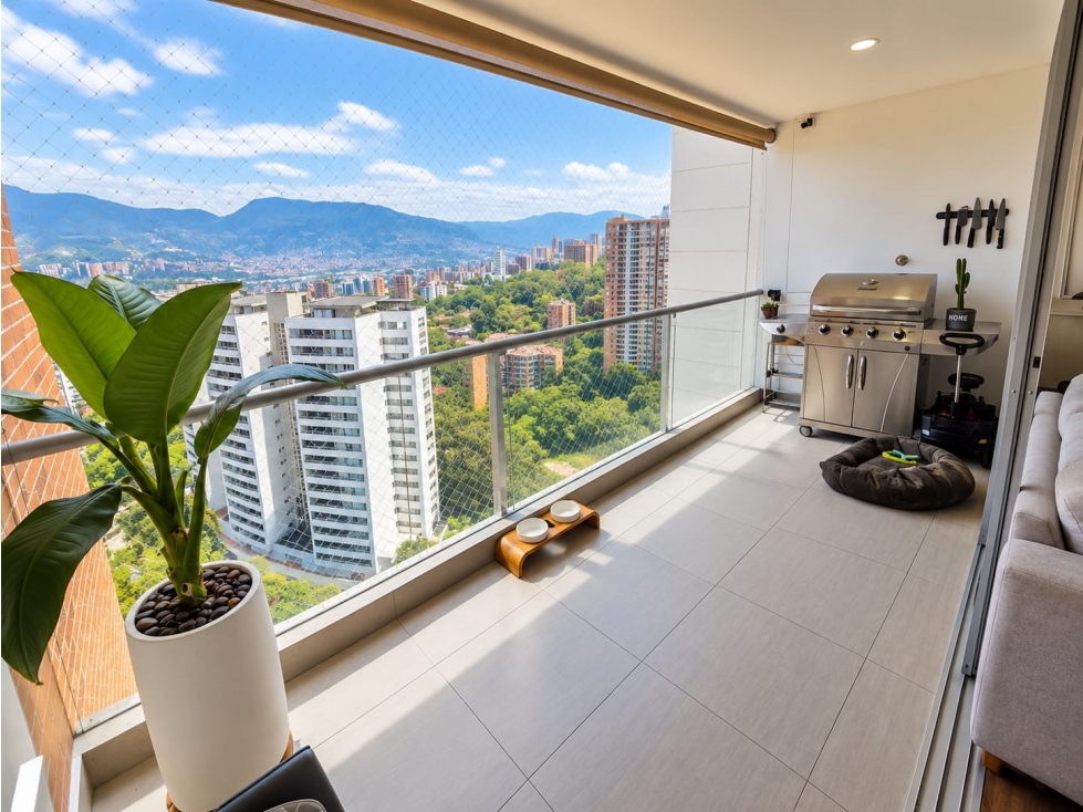 Apartamento en venta Loma del Esmeraldal 2 parqueaderos y vista — foto 4
