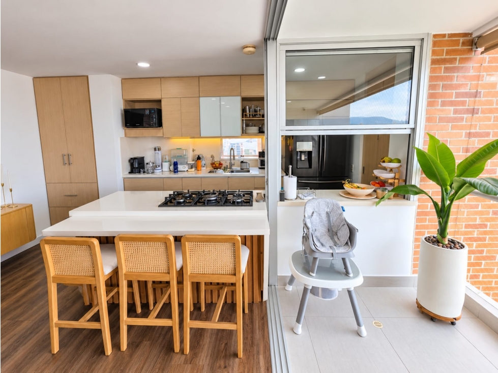 Apartamento en venta Loma del Esmeraldal 2 parqueaderos y vista — foto 5