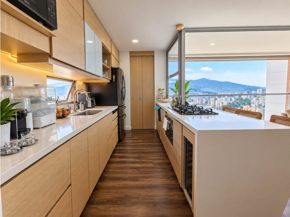 Apartamento en venta Loma del Esmeraldal 2 parqueaderos y vista — foto 2
