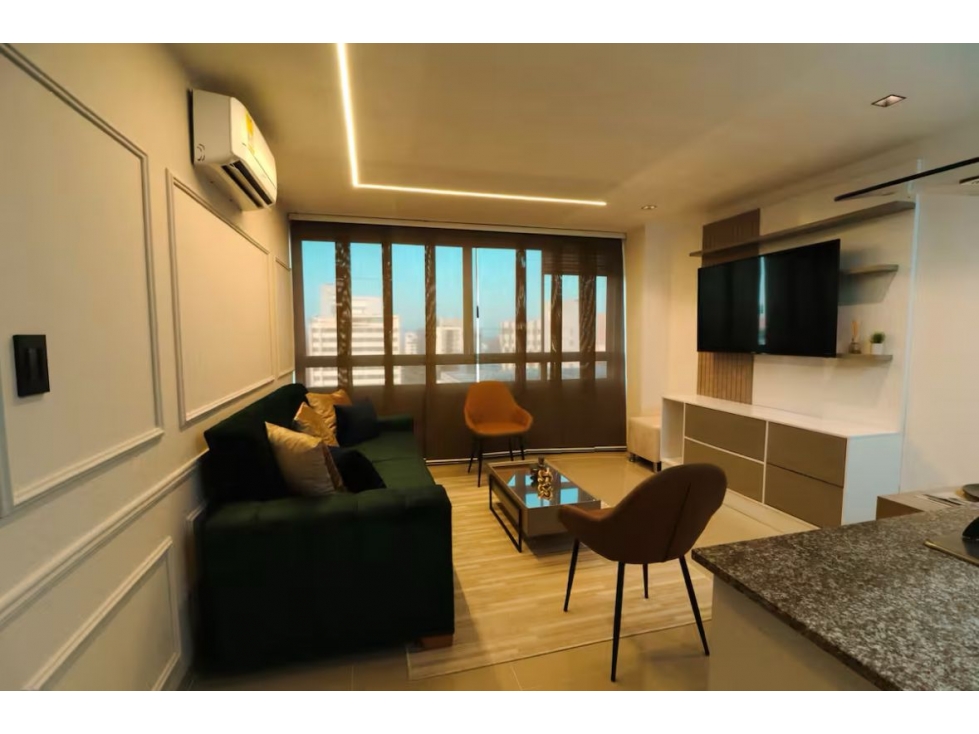 Apartamento amoblado en alquiler, sector San Vicente — foto 2