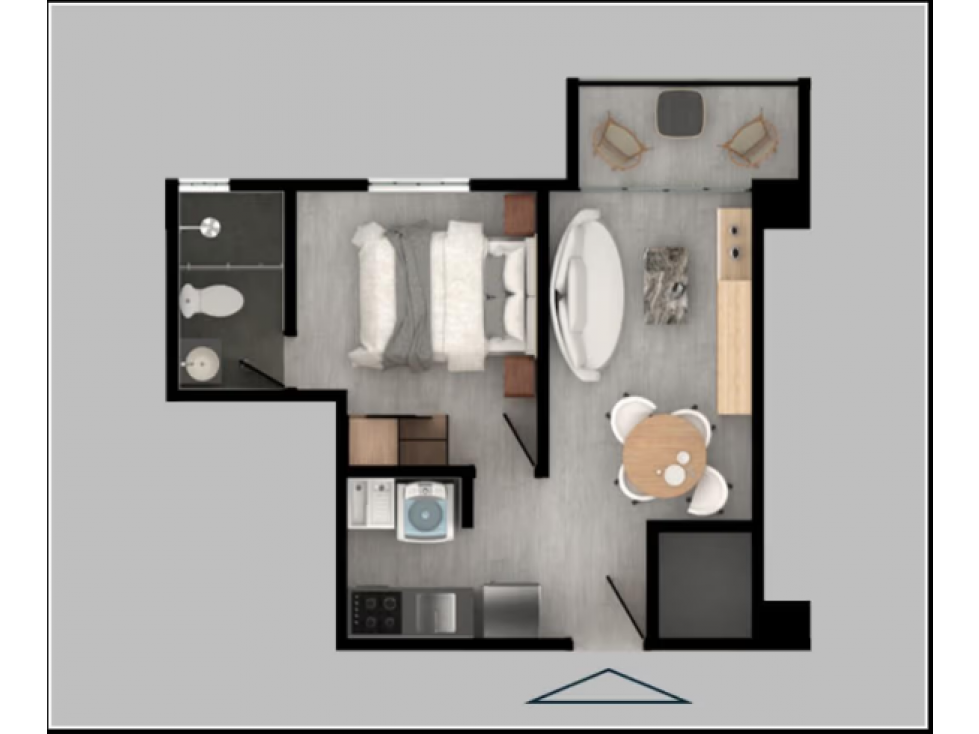 VENTA CESION DE DERECHO DE APARTAESTUDIO SECTOR ORO NEGRO