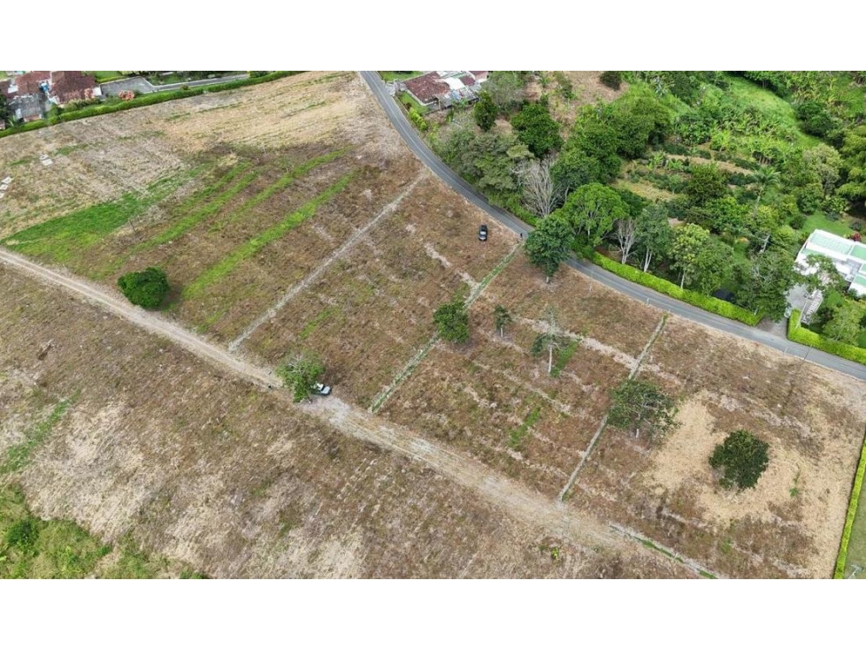 SE VENDEN LOTES DESDE 2500M2 CERCA AL PARQUE DEL CAFE