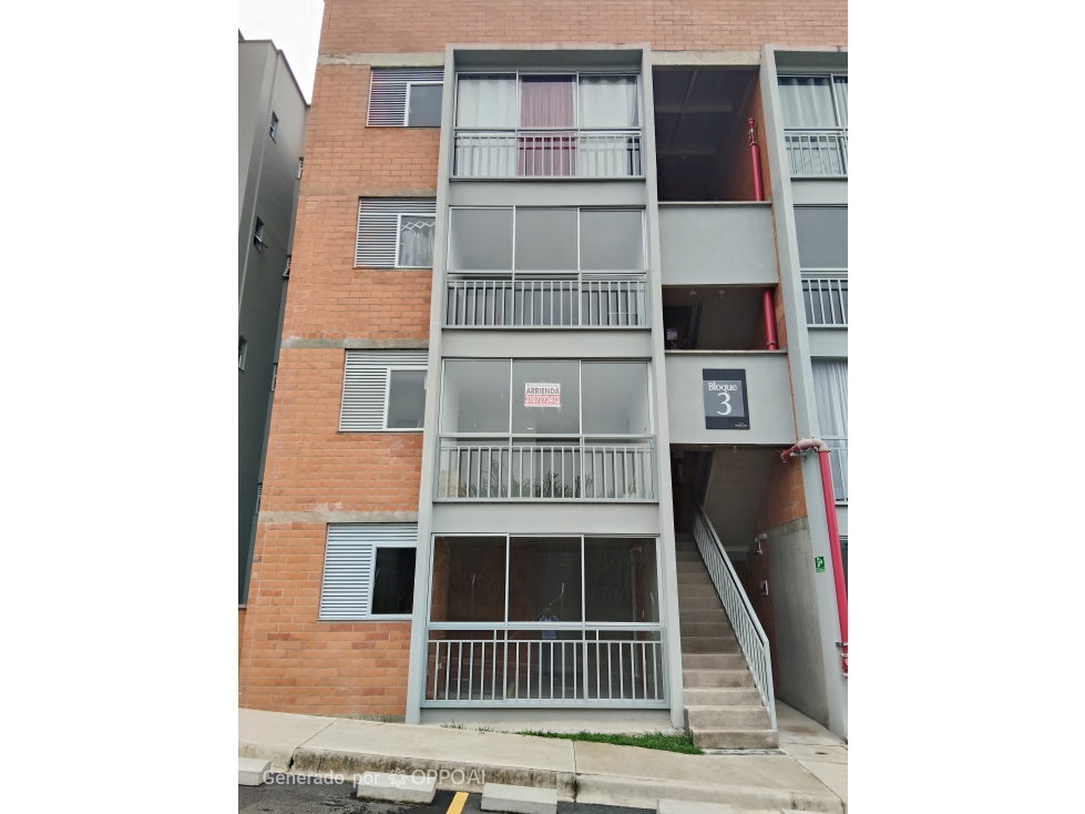 SE ARRIENDA APARTAMENTO EN CONJUNTO RESIDENCIAL MONTEBONITO-D/BRADAS