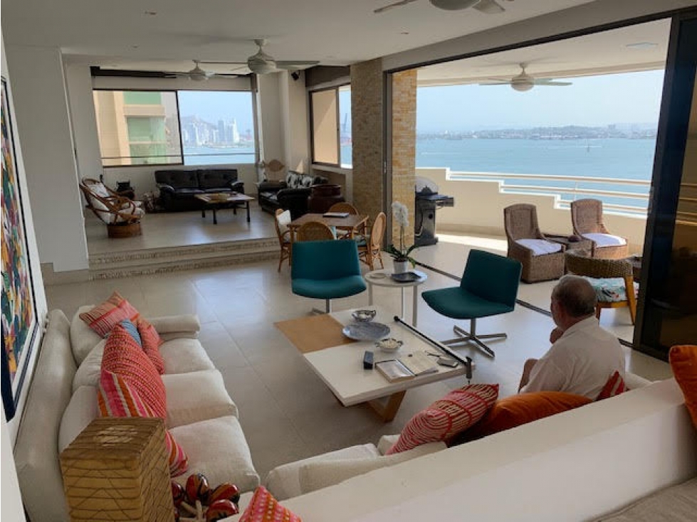 VENTA APARTAMENTO DE 4 ALCOBAS FRENTE A LA BAHIA BOCAGRANDE — foto 4