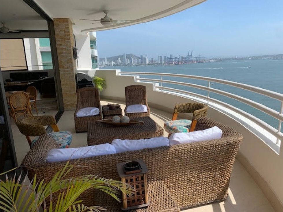 VENTA APARTAMENTO DE 4 ALCOBAS FRENTE A LA BAHIA BOCAGRANDE — foto 3