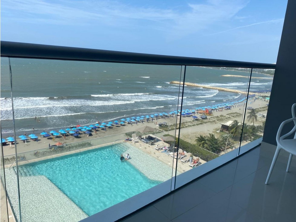 VENTA DE APARTAMENTO DE DOS ALCOBAS TURISTICO FRENTE AL MAR BOCAGRANDE — foto 2