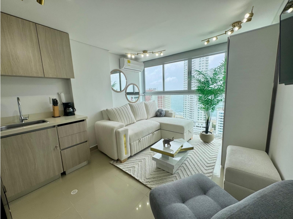VENTA APTO DUPLEX DE UNA ALCOBA TURISTICO BOCAGRANDE - 2