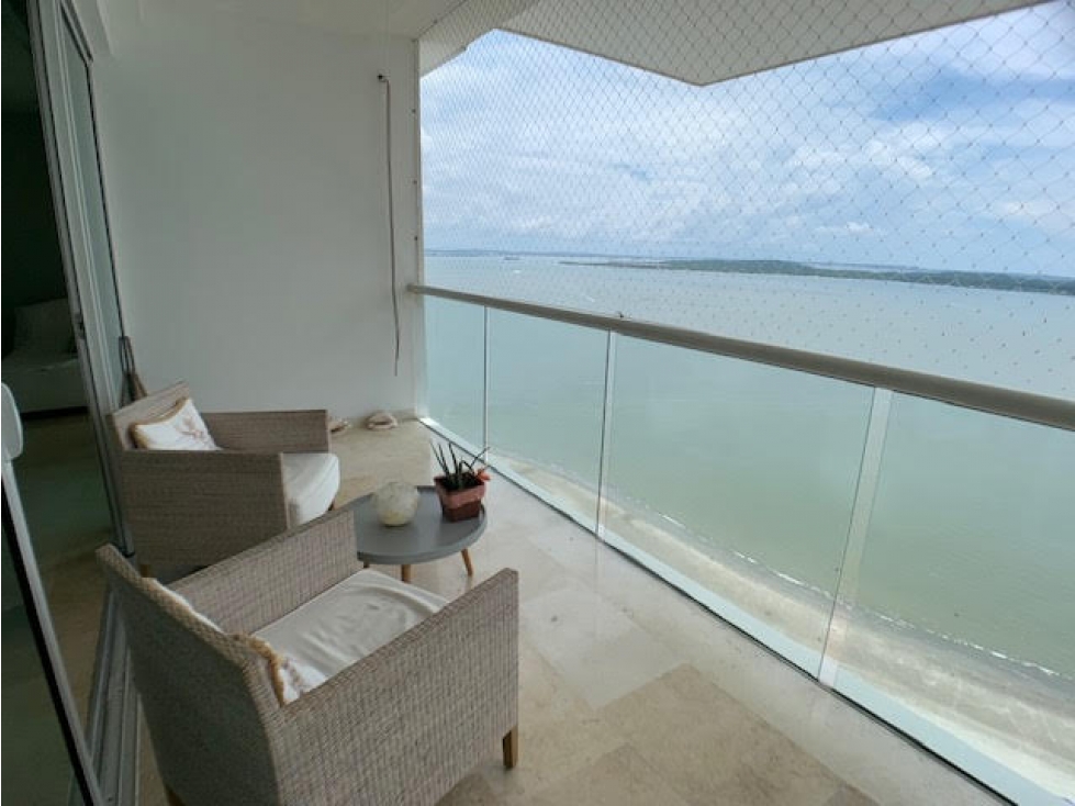 VENTA DE APTO DE 3 ALCOBAS FRENTE AL MAR CASTILLOGRANDE