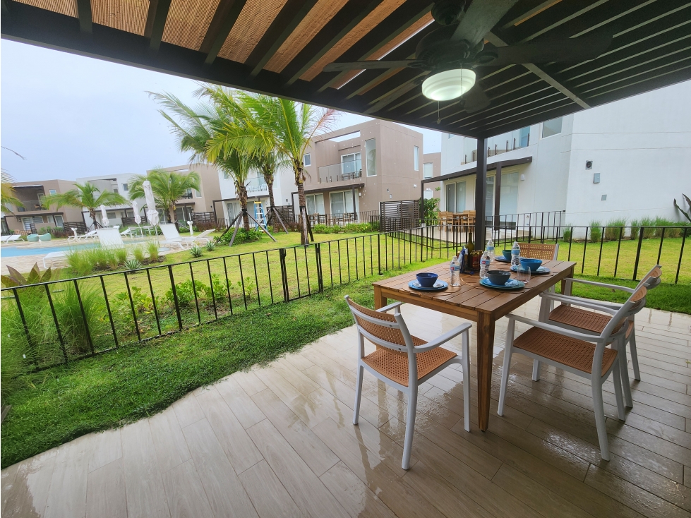 2 bed beach house @ Playa Caracol