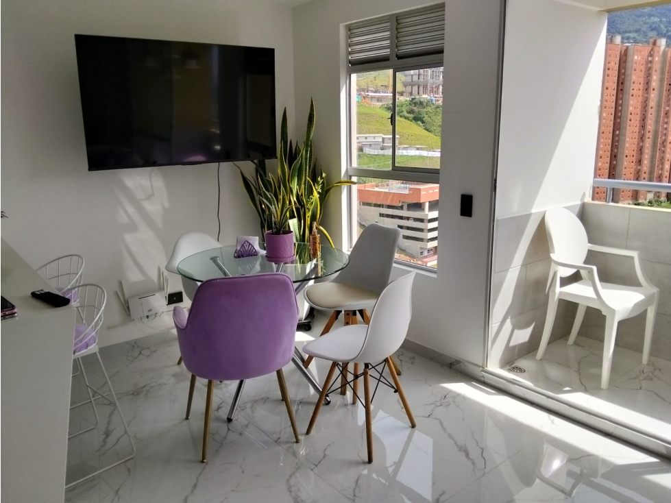 APARTAMENTO EN VENTA EN UNIDAD, LINDOS ACABADOS, CALASANZ PARTE ALTA — foto 2