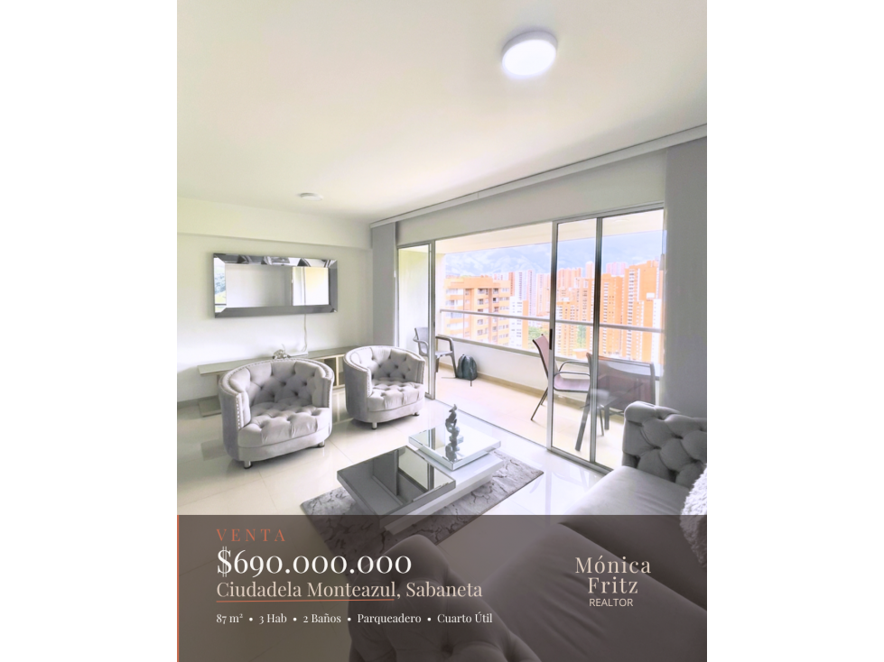 APARTAMENTO EN VENTA SABANETA PAN DE AZUCAR — foto 2