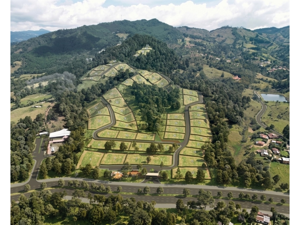 VENTA LOTES CAMPESTRES EN TABLAZO RIONEGRO DESDE $1.100 MILLONES