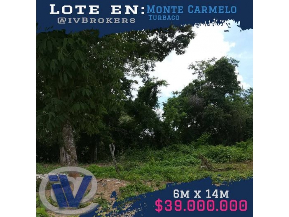 Venta Lote en Monte Carmelo, Turbaco - 1